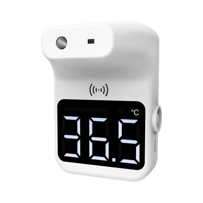 China Flash+sound alarm for about 10 seconds 2021 Digital Wall Mounted Thermometer K3MINI+ Wholesale Automatic Economical Electronic Thermometers Use Outdoor for sale