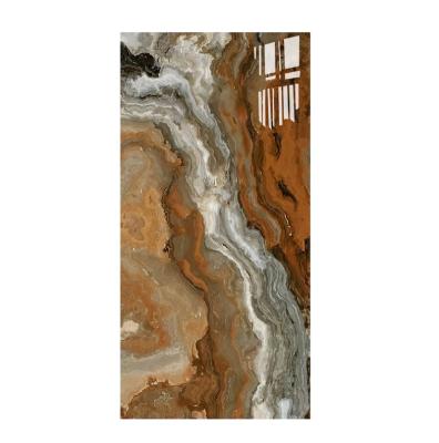 China Modern Luxury Stone Glazed Porcelain Polished Tile 750*1500 / 75*150 for sale