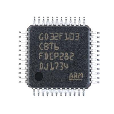 China electronic components IC GD32F103RCT6 256kB 108MHz LQFP64 of SRAM 48kB flash integrated circuit X-lander GD32F103RCT6 ARM microcontroller IC for sale