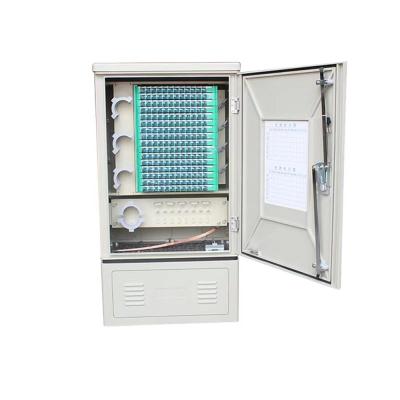 China FTTH Floor Standing Cabinet SM / MM Fiber Optic Wall Box External for sale