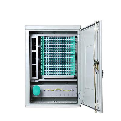 China Wall Mounted 144 Core Fiber Optic Cabinet ODC Pole Fiber Distribution Cabinet for sale