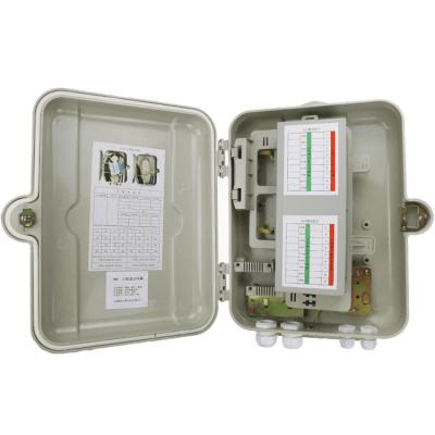 China LGX Fiber Optic PLC Splitter 1x32 SMC+ABS Simplex / Duplex Grey for sale