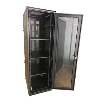 China 47U Server Rack Cabinet SPCC Rack Mounting With Glass Door 600*600*2200MM for sale