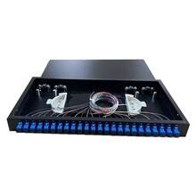 China 48 Core Metal Fiber Optic Patch Panel ODF 24FO for sale