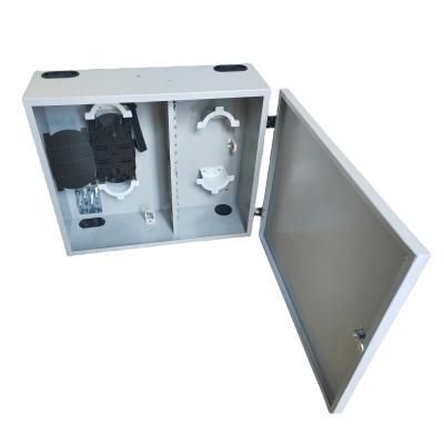 China LC/DX One Door Wall Mount Fiber Optic Enclosure APC/UPC Grey ODF 72Port 144Core for sale