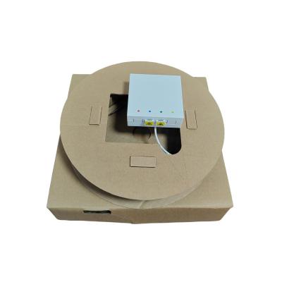 China Wall Mounted Fiber Termination Boxes with 4 Ports LSZH Cable Jacket for sale