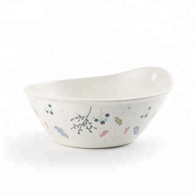 China Wholesale China Supplier Stocked Eco - Friendly Bamboo Fiber Dinnerware Salad Bowl 17026 for sale