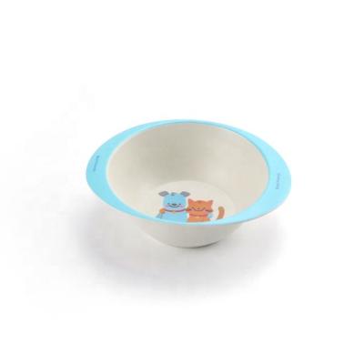 China Home Wholesale Eco Friendly Bamboo Fiber Baby Feeding Hotel Restaurant Bowl Dining Bowl 17033 for sale