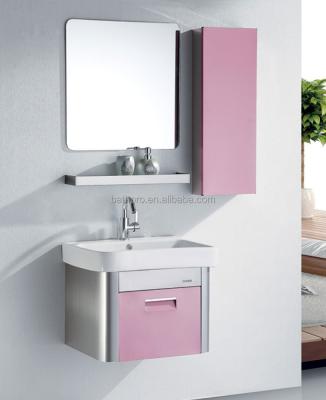 China #304 Stainless Steel Modern Classic Bathroom Vanity Cabinet for sale