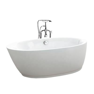 China Small Size Cheap Custom Made Acrylic Hardware One Person Freestanding Bathtub for sale