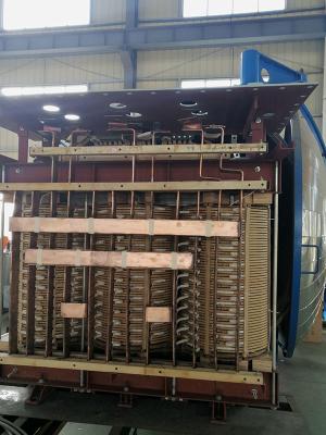 China High Voltage High Frequency Transformer , 60 kV 10000 KVA Oil Immersed Power Transformer for sale