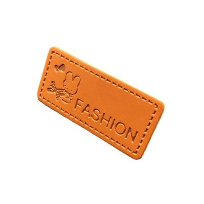 China Gifts Personalized Logo 2021 Factory Price Promotional High Quality Leather Label for sale