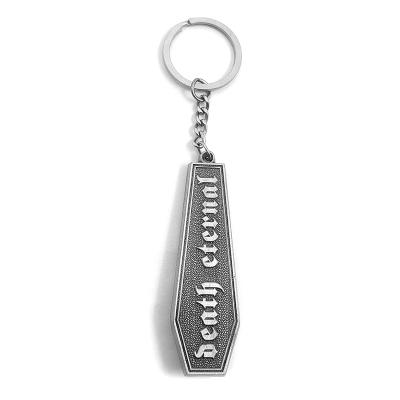 China Custom Anti Metal Beer Bottle Opener Key Chain Keychain Commemorative Zinc Alloy Silver Personalized Gifts for sale