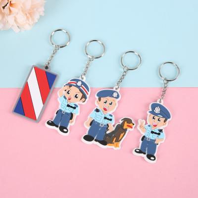 China Eco - Friendly Pvc Cheap Style No Min Custom 3d Custom 2d Shaped Soft Pvc Key Chain for sale