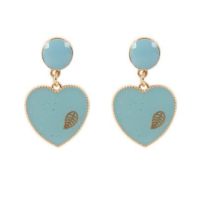 China CLASSIC Creative Tasty Alloy Jewelry Gold Plating Women Enemal Earrings for sale