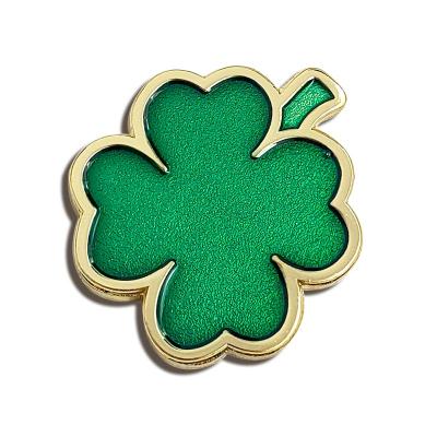 China Hot Sales Europe Four Leaf Clover Golf Ball Marker Cap Clip Pin In Stock for sale