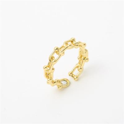 China European and American Hip Hop Pop Pop Discount Promotion Exaggerated Brass Ring For Lover Style for sale