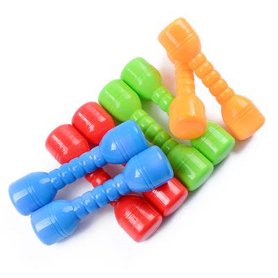 China Universal Children's Morning Exercise Plastic Exercise Plastic Barbell Home Gym Dumbbell Daily Hand Exercise for sale