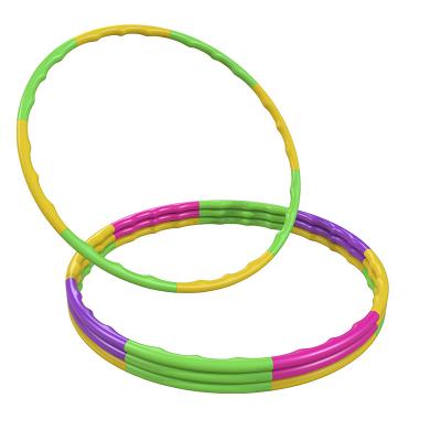 China Hot Sale Polynesian Dance PE Fitness Sport Soft Circle Removable Plastic Gym Circle For Kids for sale