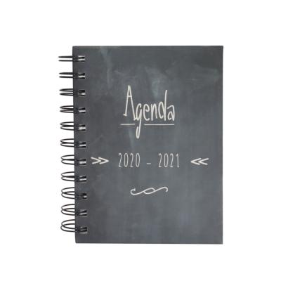 China Simple Style Plain Style Customize Logo Spiral Pocket Organizers Planners for sale