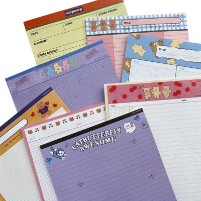 China Beauty B5 Self Adhesive Memo Pad Student Creative Note Paper Plan Paper for sale