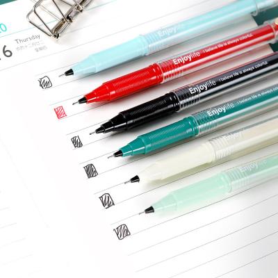 China Office School Stationery Fine 0.5mm Normal Gel Pens With Cute Gel Pens PenCap Set for sale