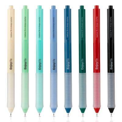 China Normal Pure Single Pen Gel Pen Black Ink Pen Color 0.5mm Stationery Signature Set for sale