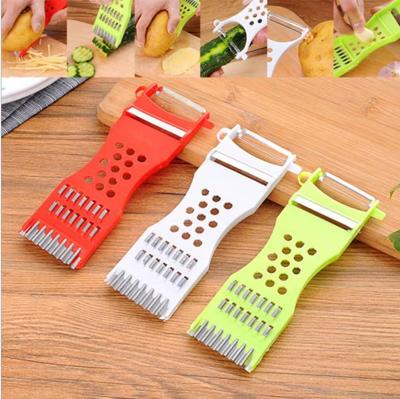 China Safety Knife Cutter Planer Plastic Peeling Vegetable Knife Shredding Peeling Flower Knife Kitchen Helper Peeler for sale