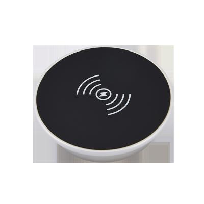 China Cell Phone Inbuilt QI Wireless Charger ETL Standard FCC FCC CE RoHS Certified Furniture Mountable 5W 10W Plug In For Use for sale