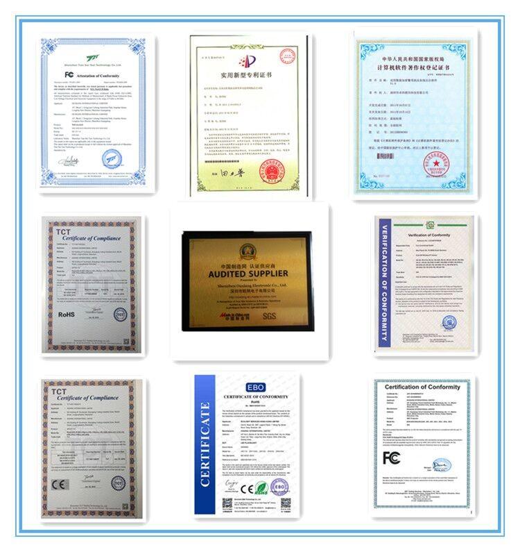 CE,ROHS,FCC,patent,ISO,SGS - Shenzhen Ouxiang Electronic Co., Ltd.