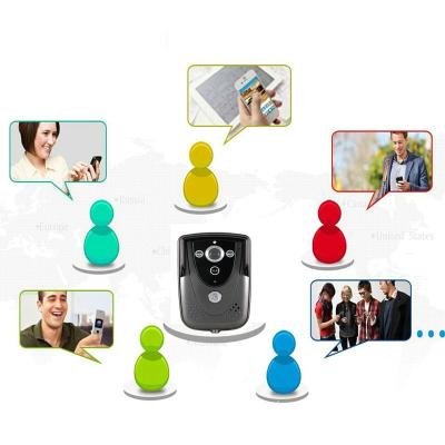 China Black White HD WIFI Video Doorbell Camera Motion Detection With Tamper Alarm for sale