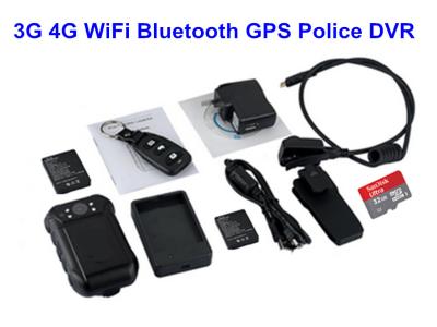 China Remote Controller Police Body Worn Cameras For Police Officers With Black Color for sale