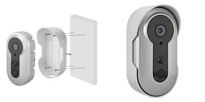 중국 HD는 와이파이 영상 현관의 벨 운영한 다중목적 똑똑한 doorphone 건전지를 방수 처리합니다 판매용