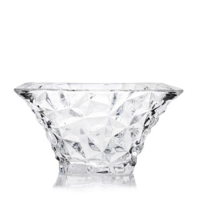 China Hot selling High Quality Clear Ice Cube Collection Transparent Square Bowl Te koop