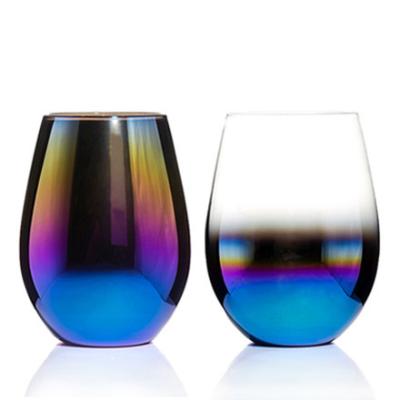 Cina New Design Fashion Plating Lead - Free Crystal Wine Glass Champagne Glass in vendita