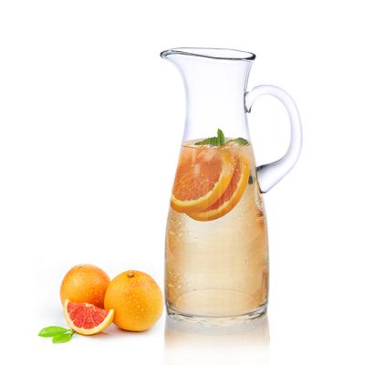 Китай Carafe воды Tangson прозрачный стеклянный, Carafe воды 1 литра со стеклянной ручкой продается