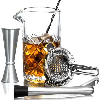 Κίνα Καυτό σύνολο κοκτέιλ Barware Mixology κρυστάλλου του Μανχάταν γυαλικών σπιτιών πώλησης του Αμαζονίου προς πώληση