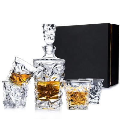 China Alkohol-Whisky-Dekantiergefäß Tangson 700ml und Glas-Luxurios mit Kasten zu verkaufen