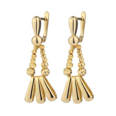 China 2023 Environmentally Friendly New Vintage Tassel Gold Plated Earrings Wholesale for sale