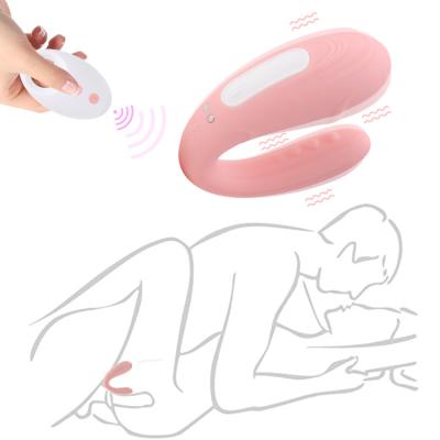 China Double Motor+10 Vibration+Heating Vibrator Control Portable Masturbator Women Sex Toys High Quality Remote Control Vibrator for sale