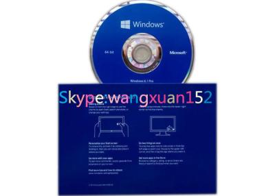 China Computer OEM Software Windows 8.1 Pro Pack Upgrade Retail Version COA Sticker  32bit And 64bit w/ Windows Key for sale