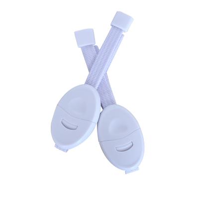 China Easily Install Cabinet And Drawer Handle Locks Cabinet Safety Straps With Multi-touch Release System White for sale