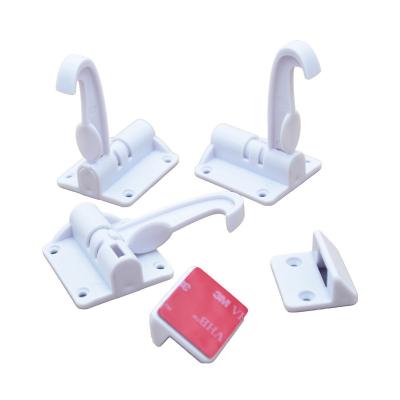 China Easily Install Baby Safety Cabinet Locks NO Adhesive Drill Proof Baby Proof Drawer Lock Kid Child Cabinet Latches For Kids Locks for sale