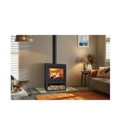 China Modern Household Heating Machine Chimney Surrounds Insert Wood Burning Fireplace for sale