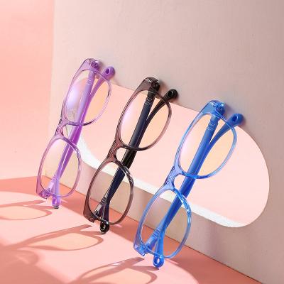 China 2021 high quality children's glass anti-blue lightweight anti-radiation comfortable TR90 children's flat glasses for sale