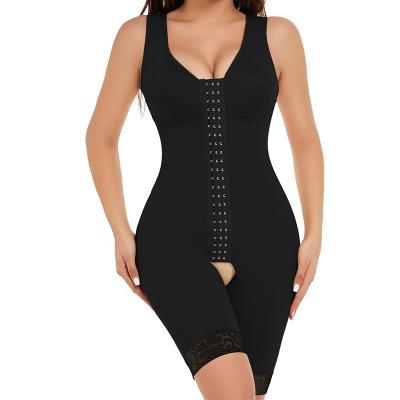 China 2031 Wholesale Breathable Faja Compression Tummy Control Butt Lift Bodysuits Plus Size Slimming Shapewear Women Body Shaper for sale