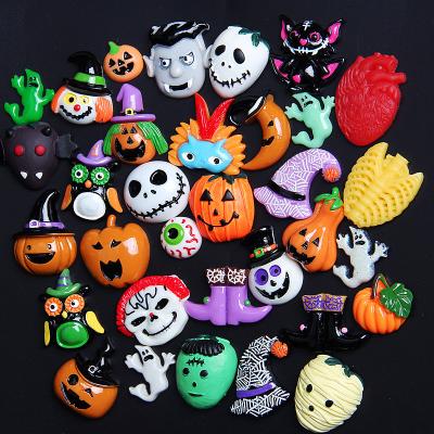 China China Resin Flatback Charms Series DIY Lucky Bag Set DIY Shell Decoration Hair Movable Halloween Accessories for sale