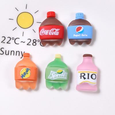 China China Wholesale Epoxy Resin Simulation Cocktail Bottle Accessories Mud Charms For Micro Scenery Phone Case for sale