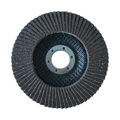 China 4.5 Inch 115mm Calcined Alumina Fiberglass Backing Fin Sanding Disc For Metal Polishing Wheels 115x22.2mm for sale