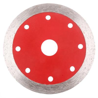 China . High Speed ​​Straight Soft Edge 113x12mm Sharping Sintered Continuous Rim Diamond Saw Blades For Ceramic Tile Porcelain Cutting for sale